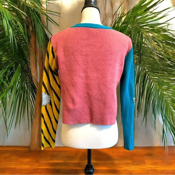 DISNEY’S The Nightmare Before Christmas Sally-Inspired Patchwork Sweater - Small - Picture 6 of 15